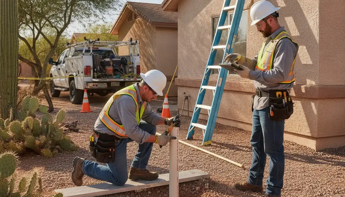 Scottsdale, AZ plumbing repair service for residential and commercial leaks, clogs, and pipe repairs