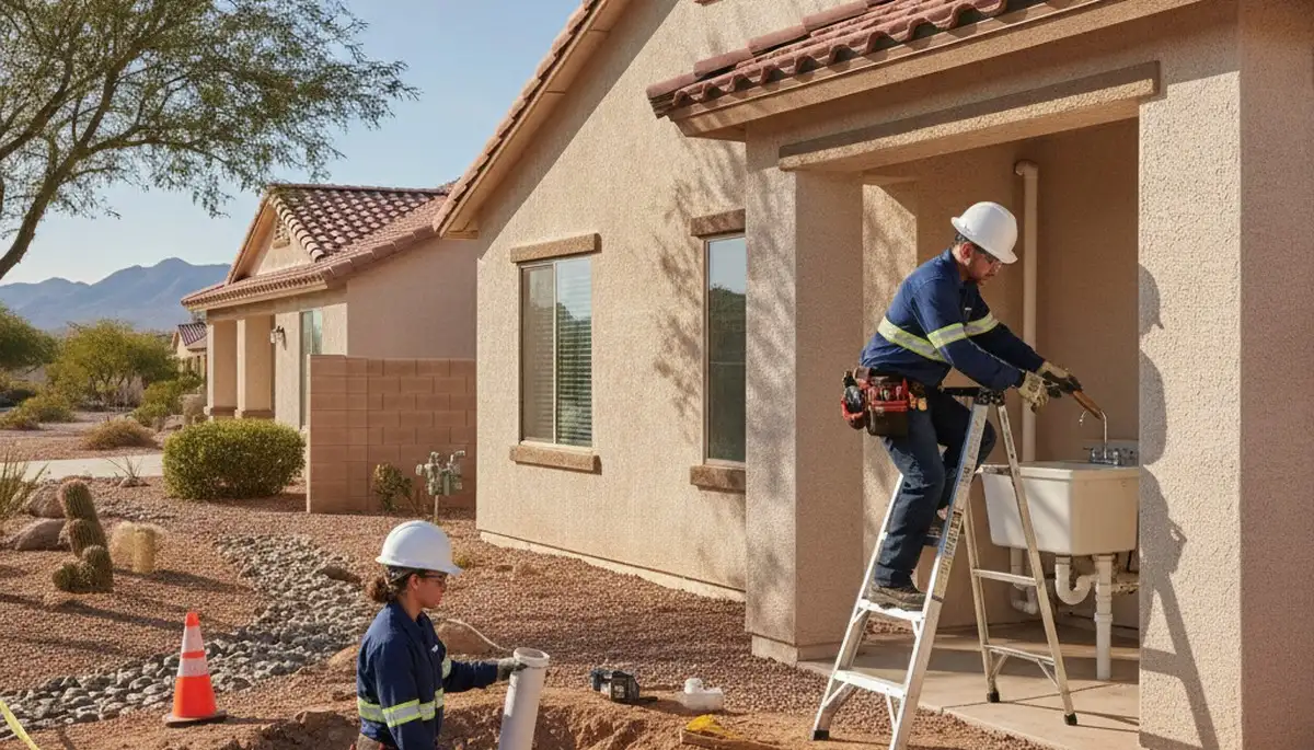 Scottsdale, AZ plumbing repair service van for residential and commercial emergency repairs