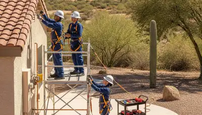 Plumber repairing a sink in Scottsdale, AZ for plumbinginscottsdaleaz-new.com