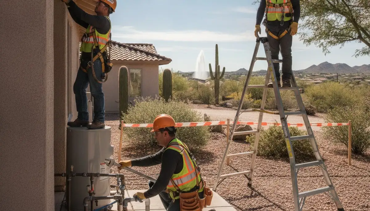 Scottsdale, AZ plumbing repair service team for residential and commercial pipe and leak repairs