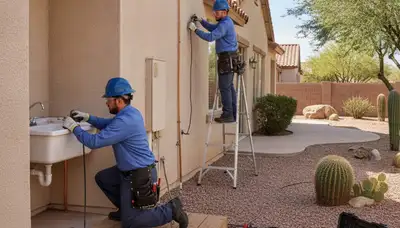 Scottsdale, AZ plumbing repair service truck for professional residential plumbing repairs