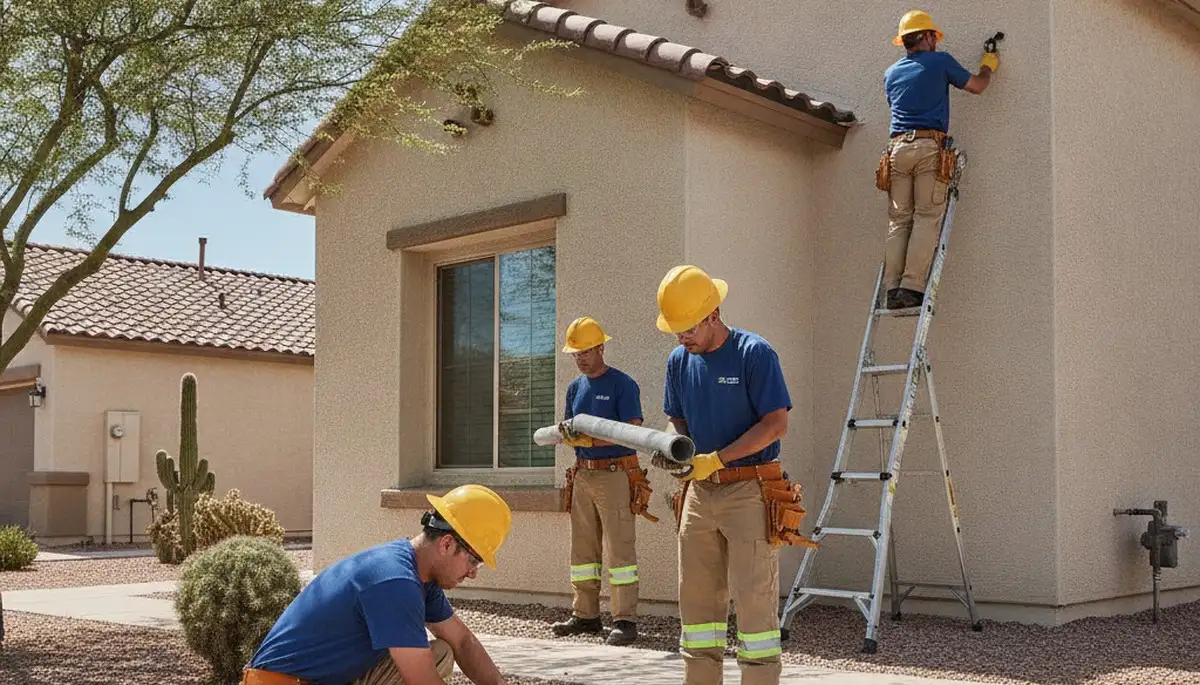 Scottsdale, AZ plumbing repair service truck for residential and commercial plumbing calls
