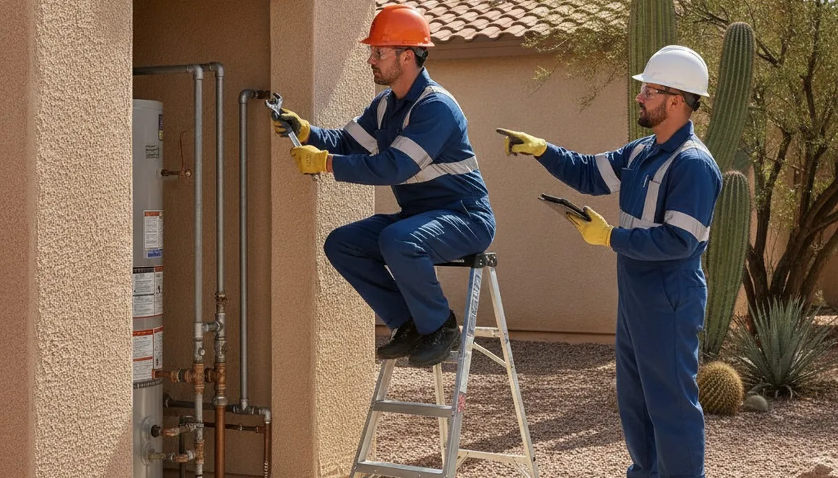 Scottsdale, AZ plumbing repair service truck for local residential plumbing repairs
