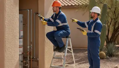 Scottsdale, AZ plumbing repair service truck for local residential plumbing repairs