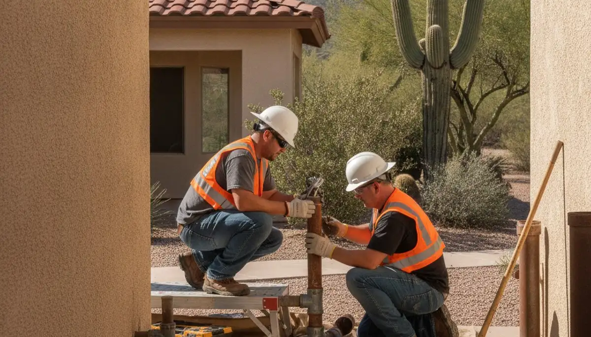 Scottsdale, AZ plumbing repair service for residential and commercial leak and pipe fixes