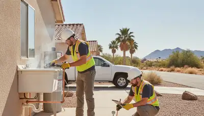 Scottsdale, AZ plumbing repair service van for local leak and pipe repair jobs