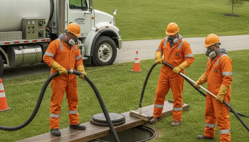Scottsdale, AZ septic tank cleaning service for residential plumbing maintenance