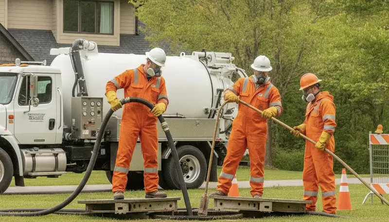 Scottsdale, AZ plumbers providing septic tank cleaning and inspection for homes