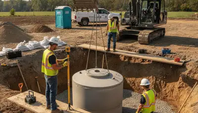 Septic tank installation for Scottsdale, AZ homes by On Call Plumbers
