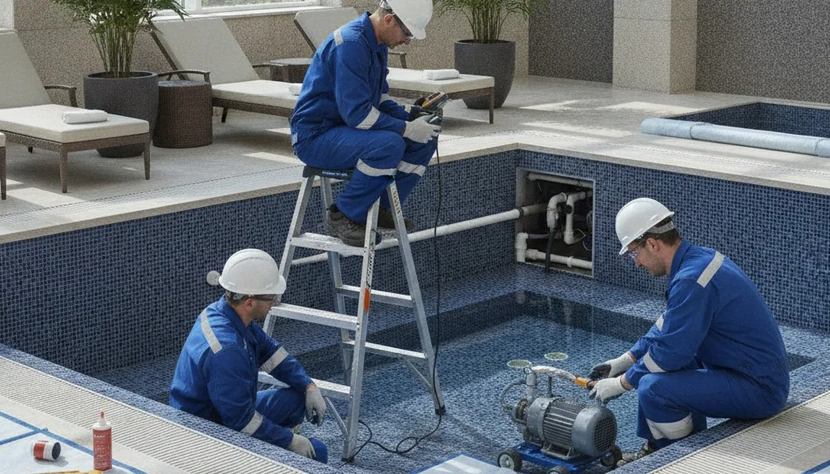 Spa repair service in Scottsdale, AZ by On Call Plumbers for jets, plumbing, and heat-related wear