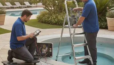 Spa repair service in Scottsdale, AZ for jets, plumbing connections, and heat-related wear