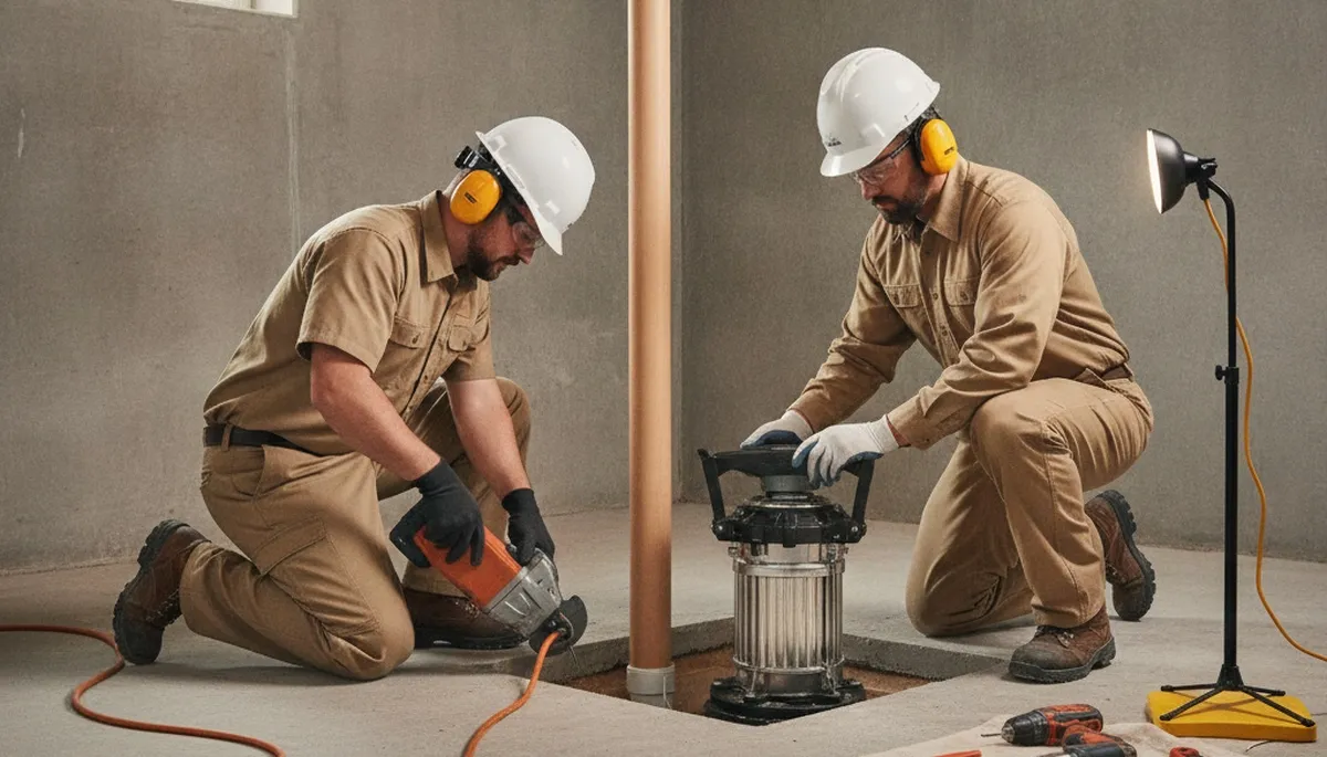 Sump pump installation for Scottsdale, AZ homes by On Call Plumbers