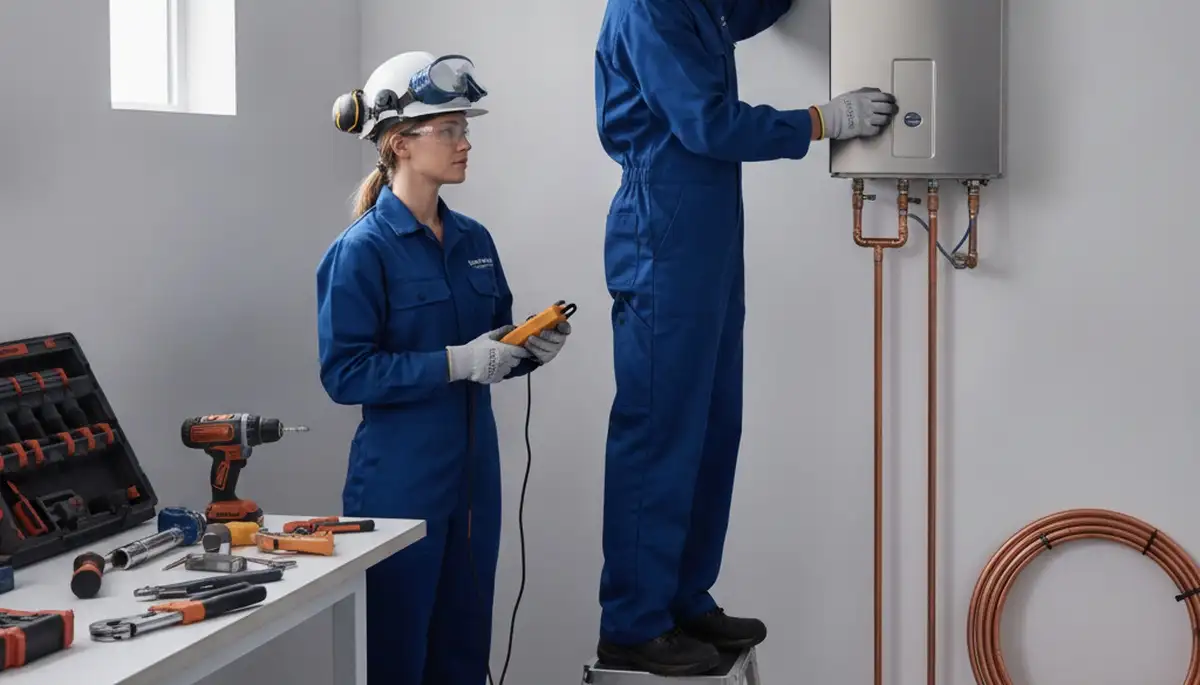 Tankless water heater repair in Scottsdale, AZ by On Call Plumbers