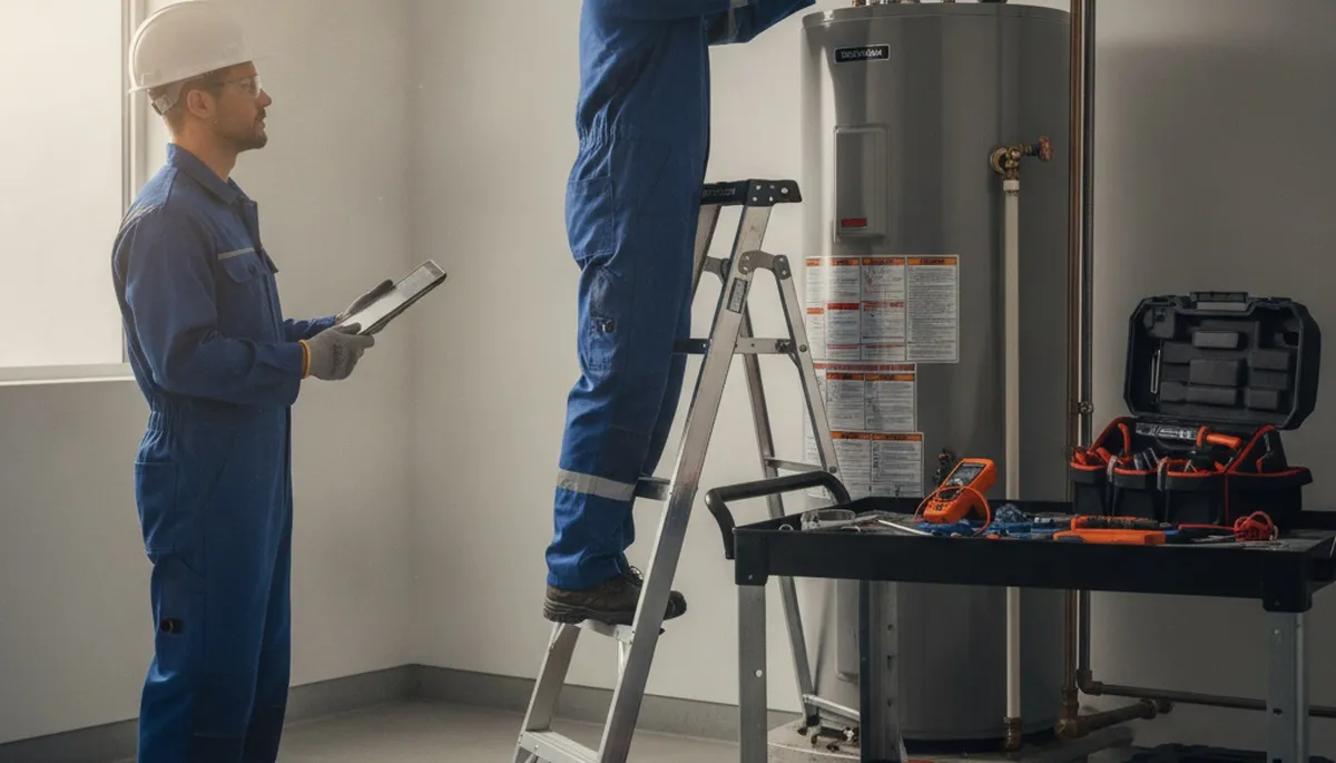 Water heater repair technician serving Scottsdale, AZ homes with fast, reliable plumbing service