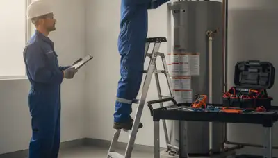 Water heater repair technician serving Scottsdale, AZ homes with fast, reliable plumbing service