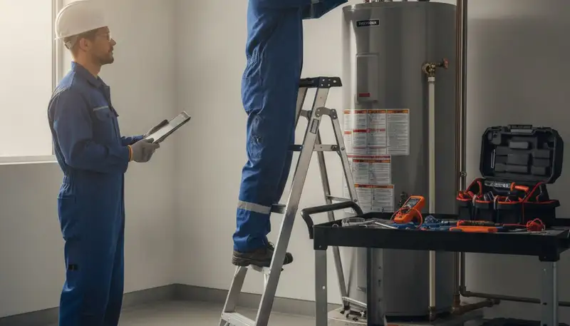 Water heater repair technician serving Scottsdale, AZ homes with fast, reliable plumbing service